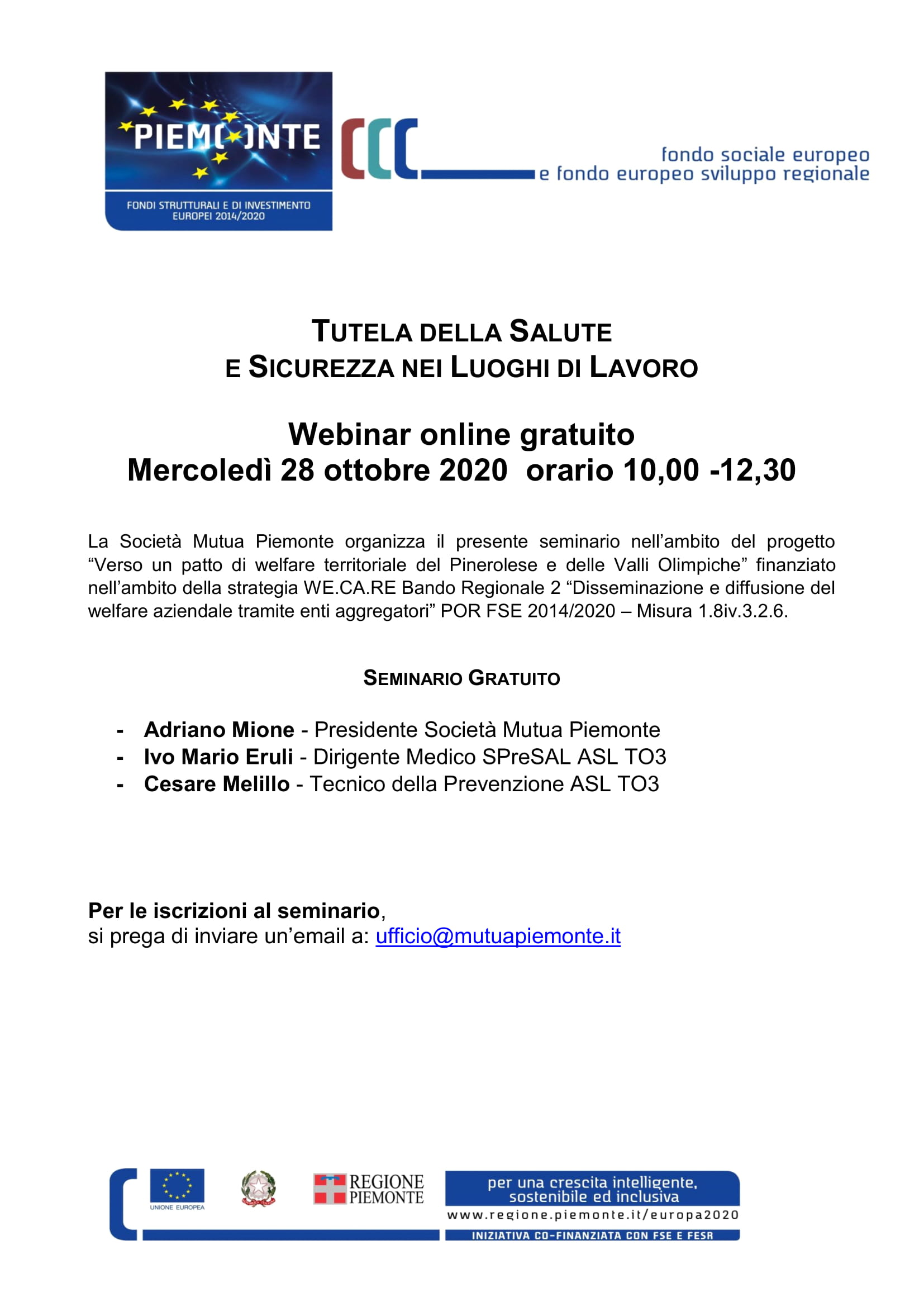 Tutela della salute e sicurezza nei luoghi di lavoro